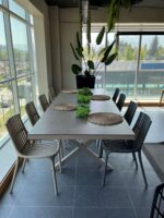 Mesa Comedor Portofino Taupé Mediana - Imagen 6