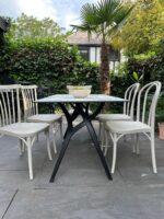 Mesa Comedor Ivy Mármol Blanco - Imagen 4