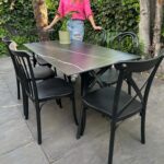 Mesa Comedor Ivy Mármol Negro
