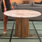 Mesa comedor Lyra Marmol blanco