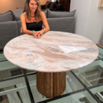 Mesa comedor Lyra Marmol blanco - Imagen 2
