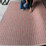 Alfombra Lavable Cestería Terracota