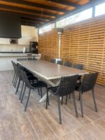 Mesa Comedor Portofino Taupé Mediana - Imagen 4