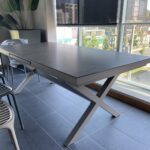 Mesa Comedor Portofino Taupé Mediana