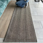 Pasillo Sisal Olas Taupe
