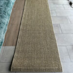 Pasillo Sisal Lisa Natural Borde