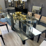 Mesa Comedor Cruz Castaño Negro - Imagen 2