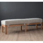 Banqueta Lanco Lino y Roble Americano