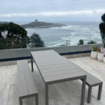 Set de Mesa + Bancas para Comedor Río 210 Aluminio Nardi Italia Tórtora - Imagen 3