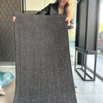Pasillo Sisal Lisa Negra - Imagen 3