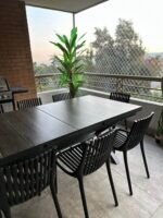 Mesa Comedor Portofino Negra Mediana - Imagen 3