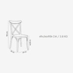 Silla Capri Negra - Imagen 2