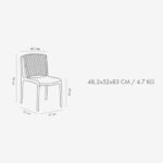 Silla Ness Beige - Imagen 5