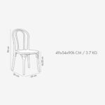 Silla Sozo Beige - Imagen 3