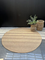 Alfombra redonda Lavable Virginia Ocre