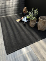 Alfombra Lavable Indiana Black