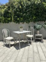 Mesa Ivy cuadrada Terrazo beige - Imagen 5