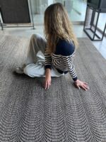 Alfombra Sisal Olas Taupe - Imagen 3