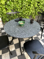 Mesa Ivy redonda Terrazo Negro - Imagen 6