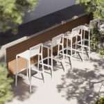 Taburete Ness Beige - Imagen 6