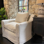 Sillón Santo Concilio  Lino Blanco Hueso - Imagen 2