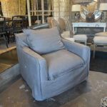 Sillón Santo Concilio  Lino Gris Piedra