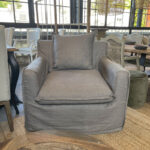 Sillón Santo Concilio  Lino Gris Piedra - Imagen 5