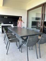 Mesa Comedor Portofino Gris Mediana - Imagen 3
