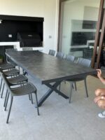 Mesa Comedor Portofino Gris Mediana - Imagen 4