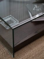 Mesa de Centro Roble Americano – Cristal - Imagen 2