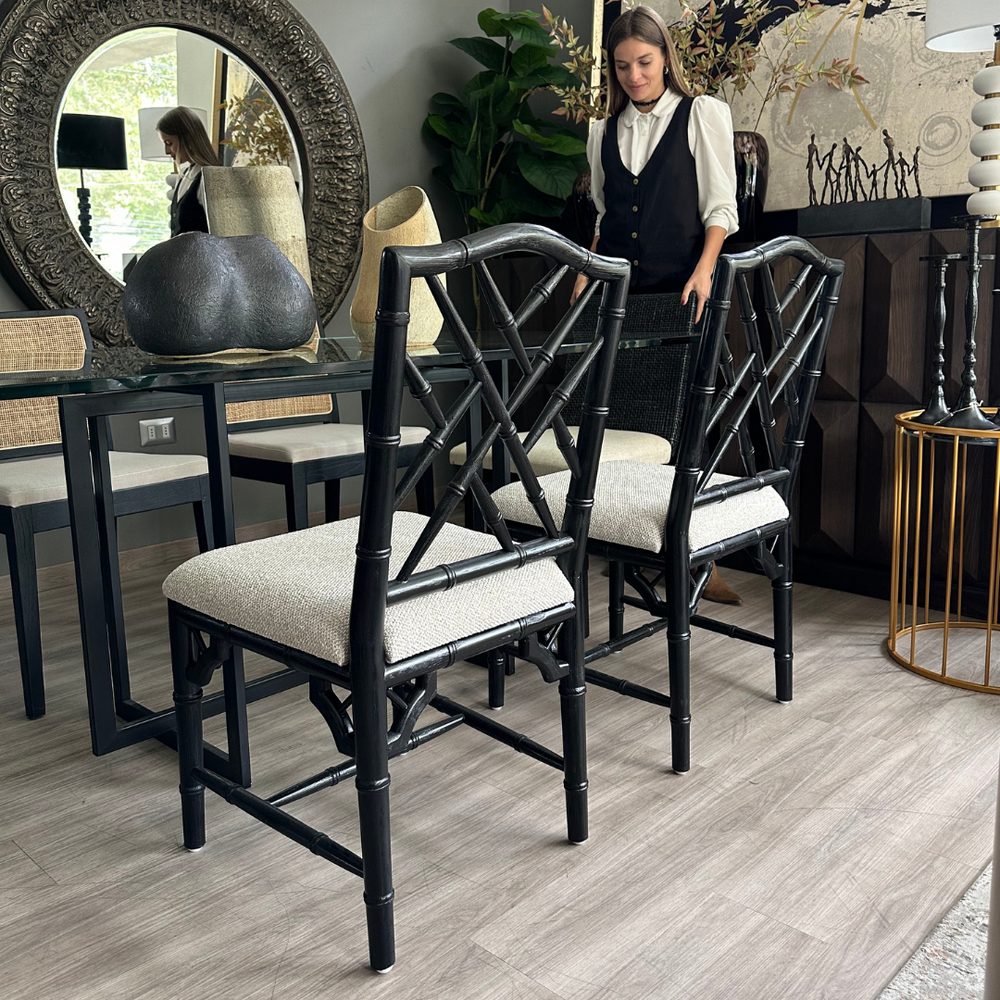 Silla Japandi negro 1 Silla Japandi negro - Imagen 1