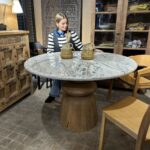 Mesa comedor Russo Mármol cafe