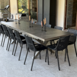 Mesa Comedor Portofino Gris con Taupe Grande - Imagen 4